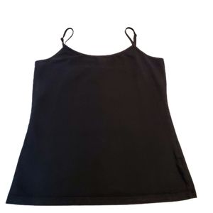 a.n.a. Black Tank Top Large